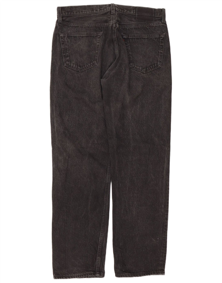 Мужские прямые джинсы Levi's W36 L32, черный хлопок
