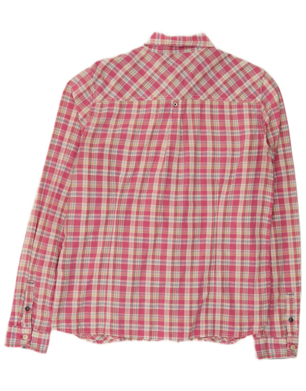Женская рубашка Tommy Hilfiger UK 18 XL из хлопка в розовую клетку