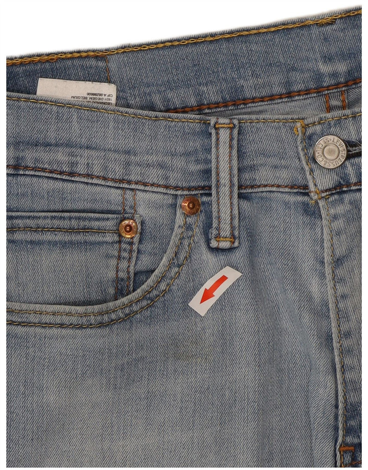Мужские узкие джинсы Levi's W31 L34 синие, хлопок