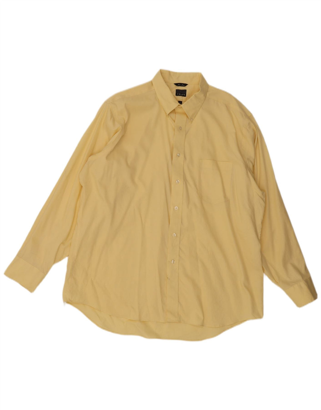 Мужская рубашка Chaps Ralph Lauren XL, желтый хлопок