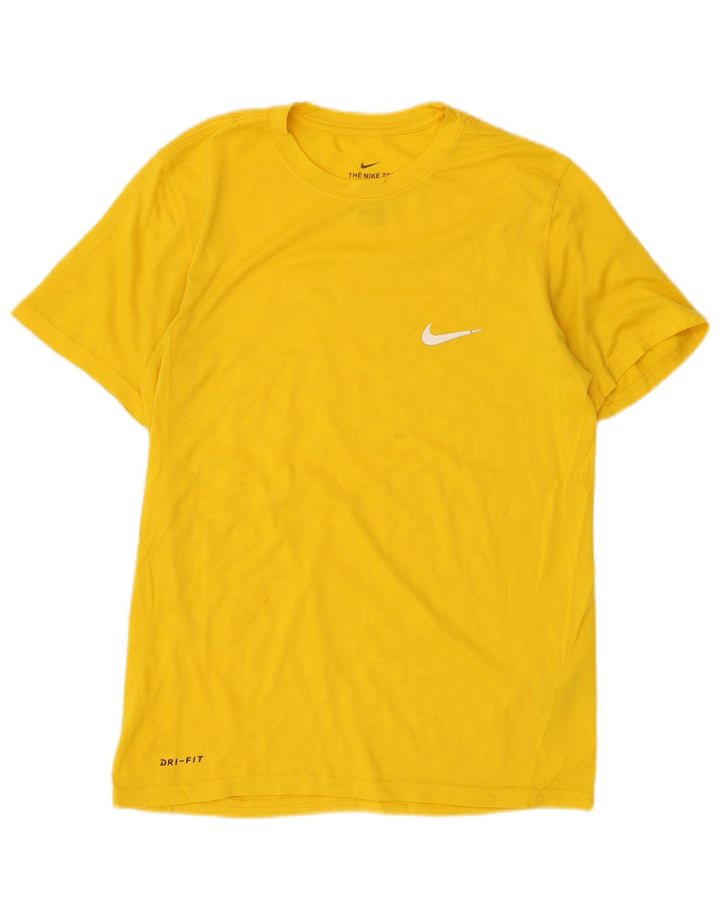 Мужская футболка Nike Dri Fit, маленький желтый полиэстер
