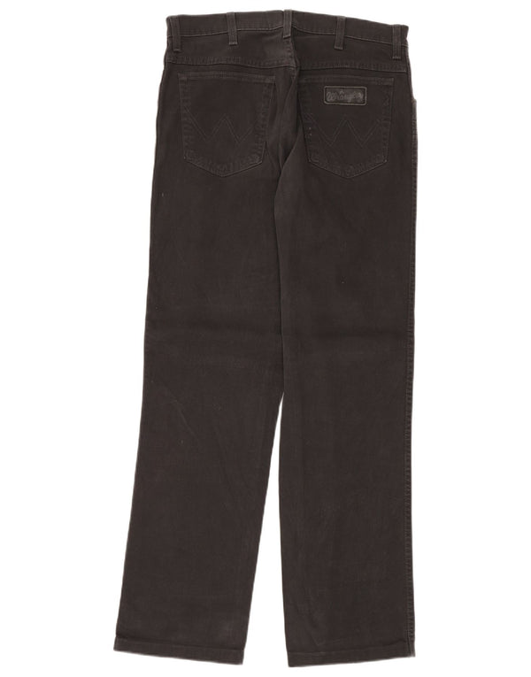 Мужские прямые джинсы Wrangler Texas Stretch W33 L32, черный хлопок