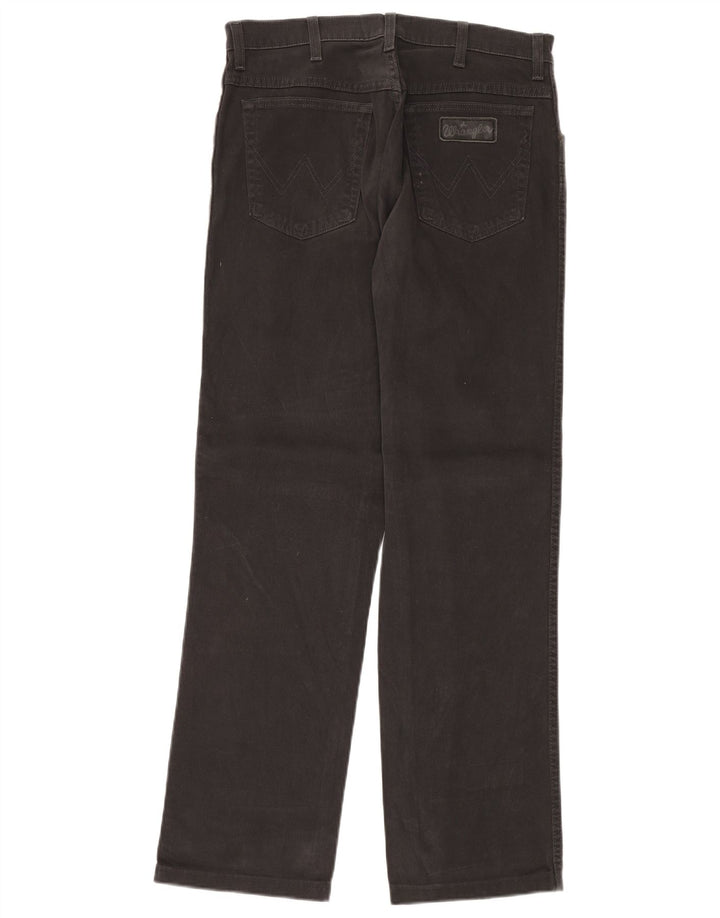 Мужские прямые джинсы Wrangler Texas Stretch W33 L32, черный хлопок