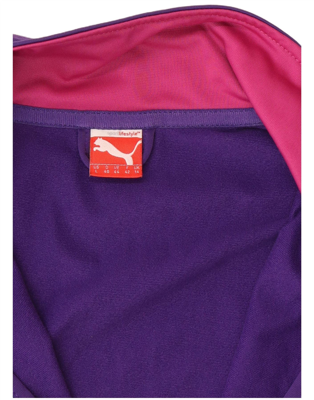Женский спортивный костюм с графическим рисунком Puma UK 14, большой фиолетовый