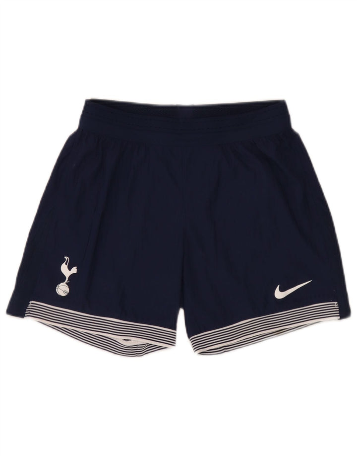 Мужские спортивные шорты Nike Tottenham Hotspur, маленькие темно-синие полосатые полиэстеровые шорты