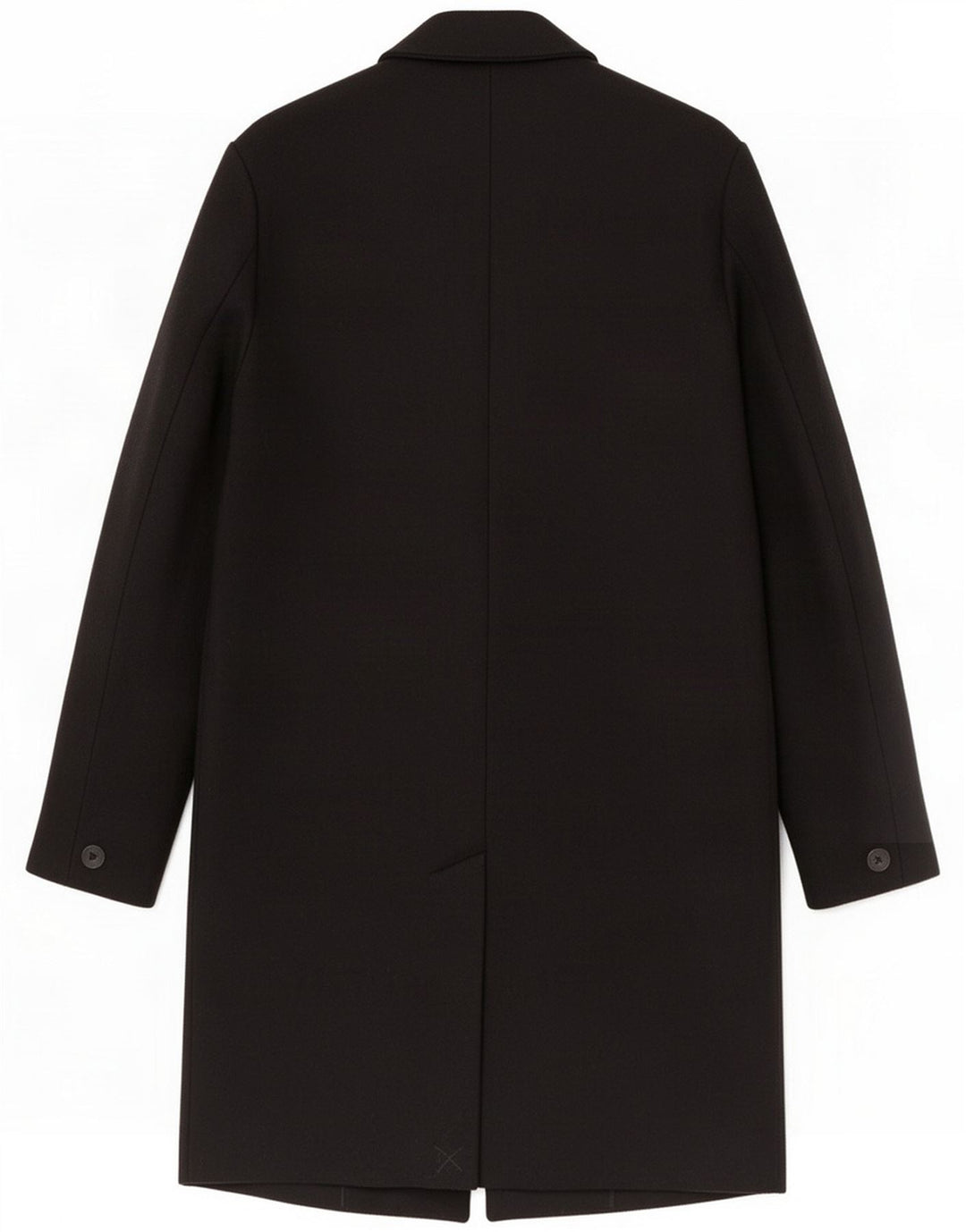 Zara Мужское пальто UK 34 XS, черный полиэстер