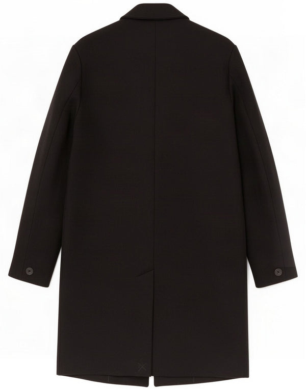 Zara Мужское пальто UK 34 XS, черный полиэстер