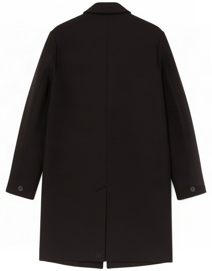 Zara Мужское пальто UK 34 XS, черный полиэстер