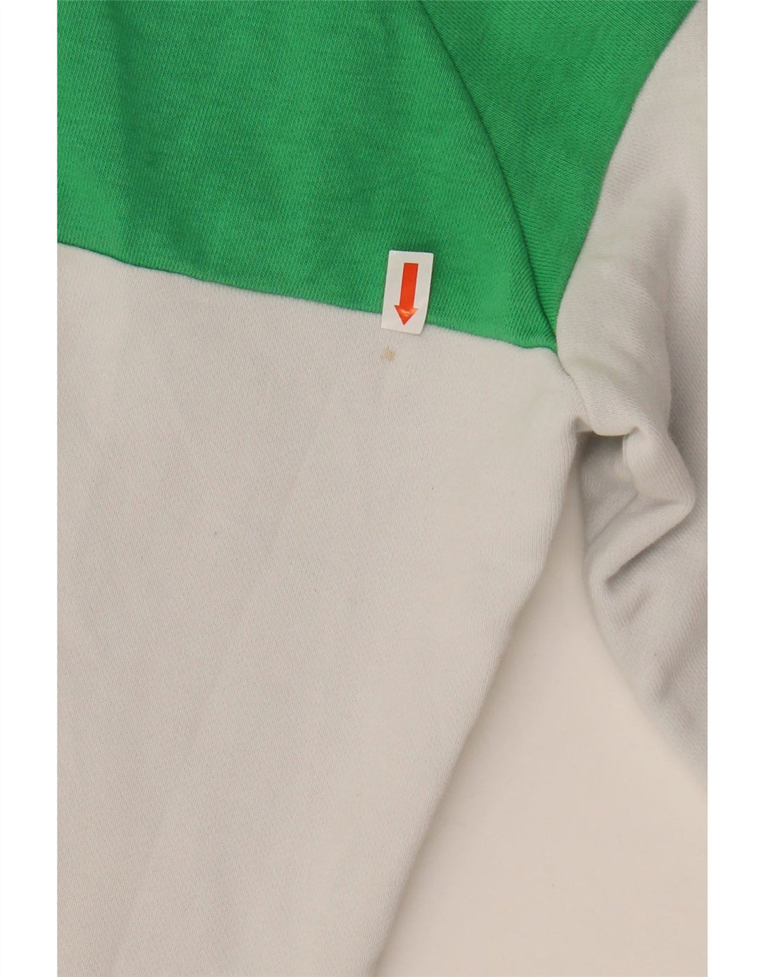 FILA Mens Graphic Sweatshirt Jumper Large White Colourblock Cotton