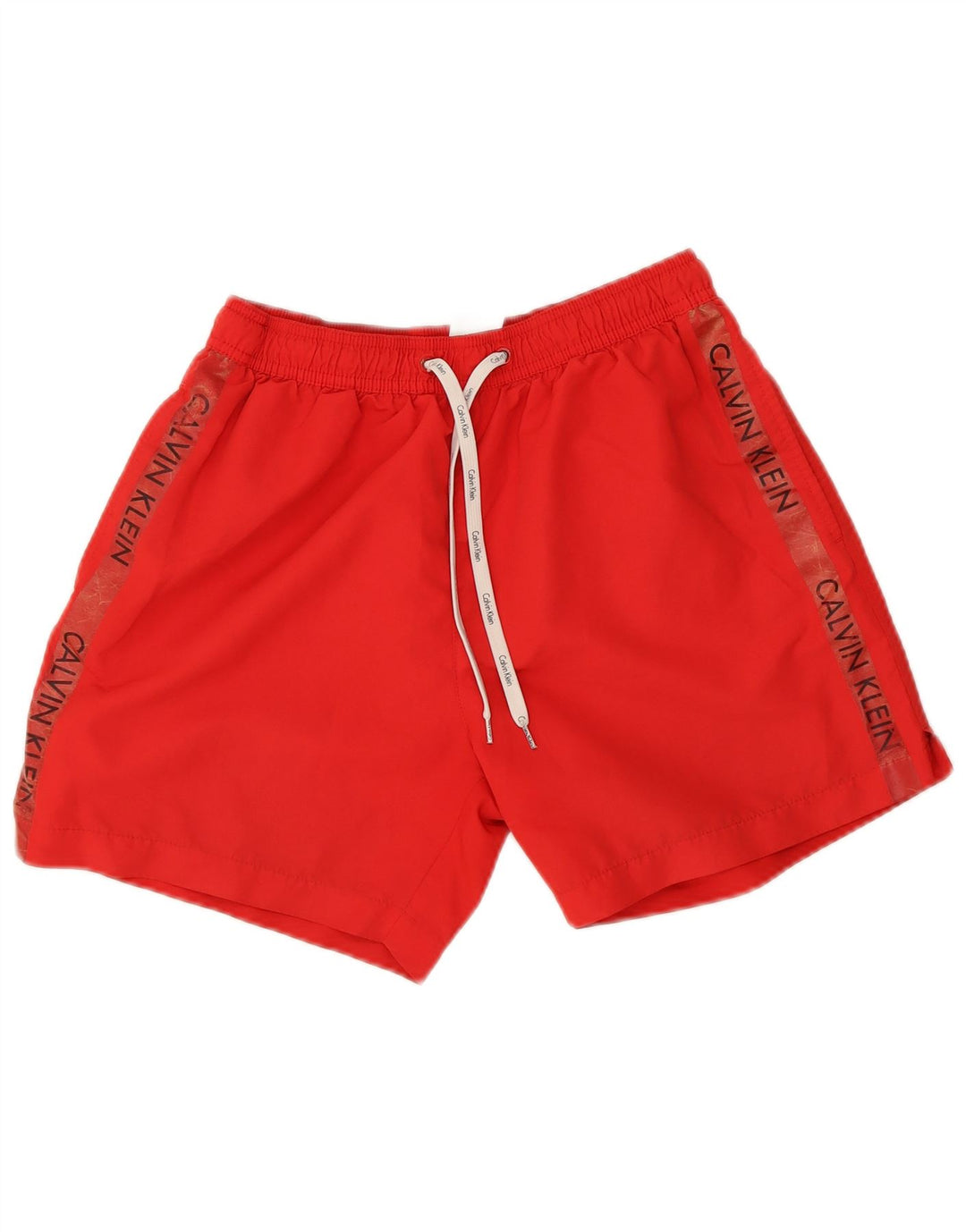 Мужские шорты для плавания с рисунком Calvin Klein, средний красный полиэстер