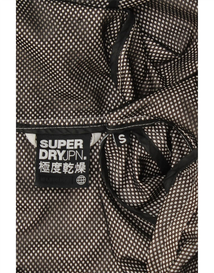 Мужская дождевик с капюшоном Superdry UK 36, маленький серый