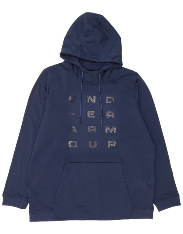 Женский джемпер с капюшоном и рисунком Cold Gear UK 20 2XL, темно-синий Under Armour