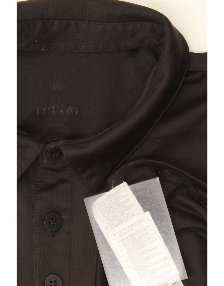 Мужская рубашка поло Adidas Climalite XL, черный полиэстер