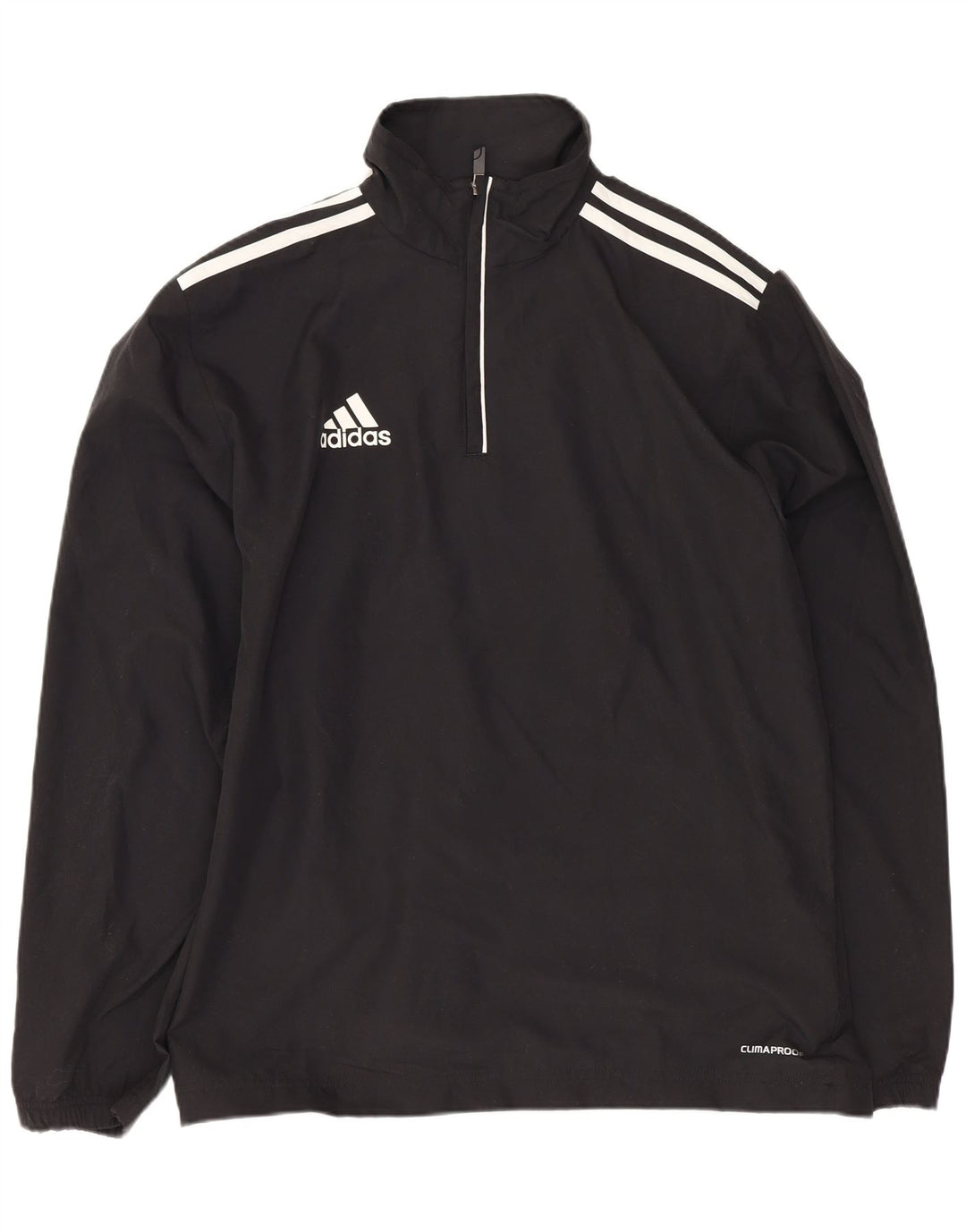 Мужской спортивный пуловер Adidas Clima Proof, топ UK 34/36, маленький черный