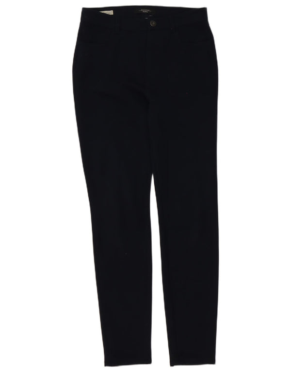 Женские узкие брюки чинос Max Mara UK 6 XS W26 L30 Темно-синий полиэстер