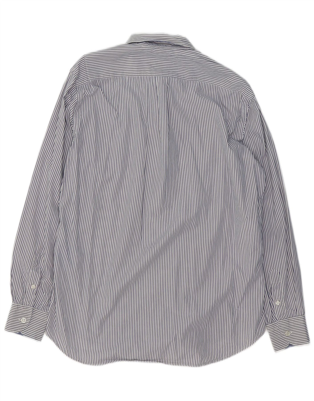 HARMONT & BLAINE Мужская рубашка стандартного кроя XL, синяя хлопковая полоска