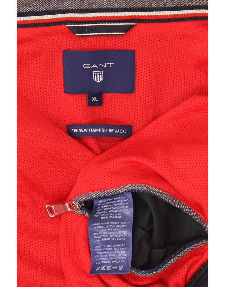 Мужская куртка-бомбер Gant UK 42 XL, черный полиэстер