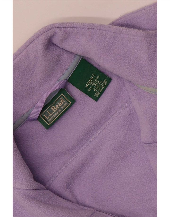 Женская флисовая куртка с подкладкой L.L.Bean UK 16, большая фиолетовая