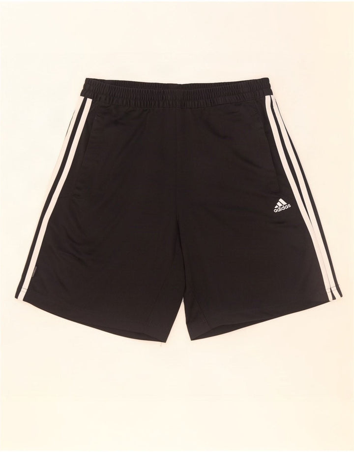 Мужские спортивные шорты Adidas, маленькие черные из полиэстера