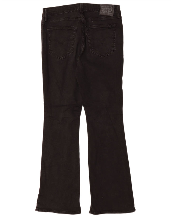 Женские джинсы Levi's 725 с высокой посадкой Bootcut W31 L30, черные хлопковые