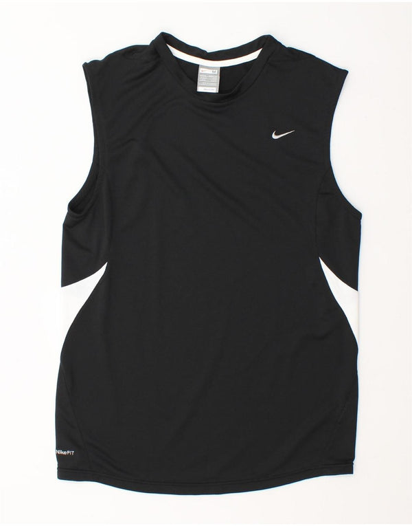 Мужской жилет Nike Mens Vest Top UK 39/41, средний черный, цветной блок