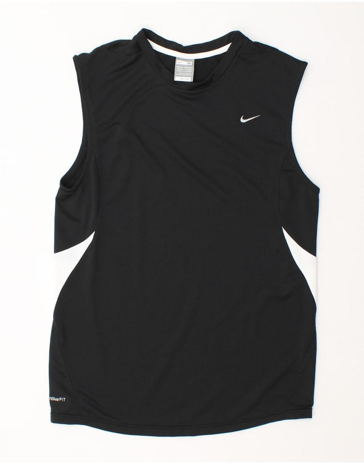 Мужской жилет Nike Mens Vest Top UK 39/41, средний черный, цветной блок