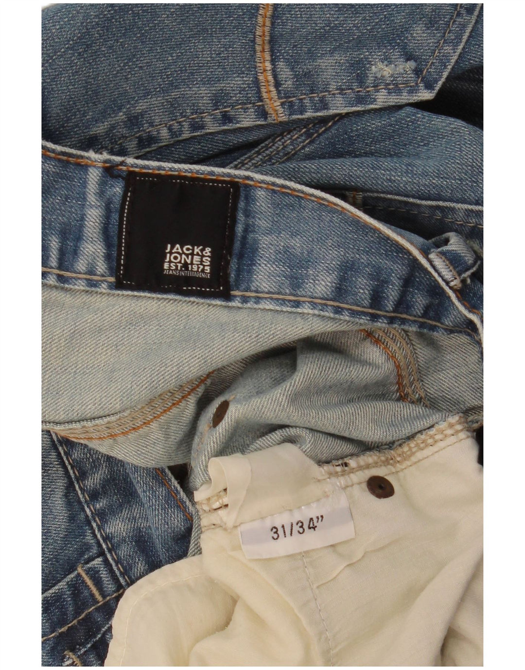 Джинсы мужские прямые Jack & Jones W31 L30 синие
