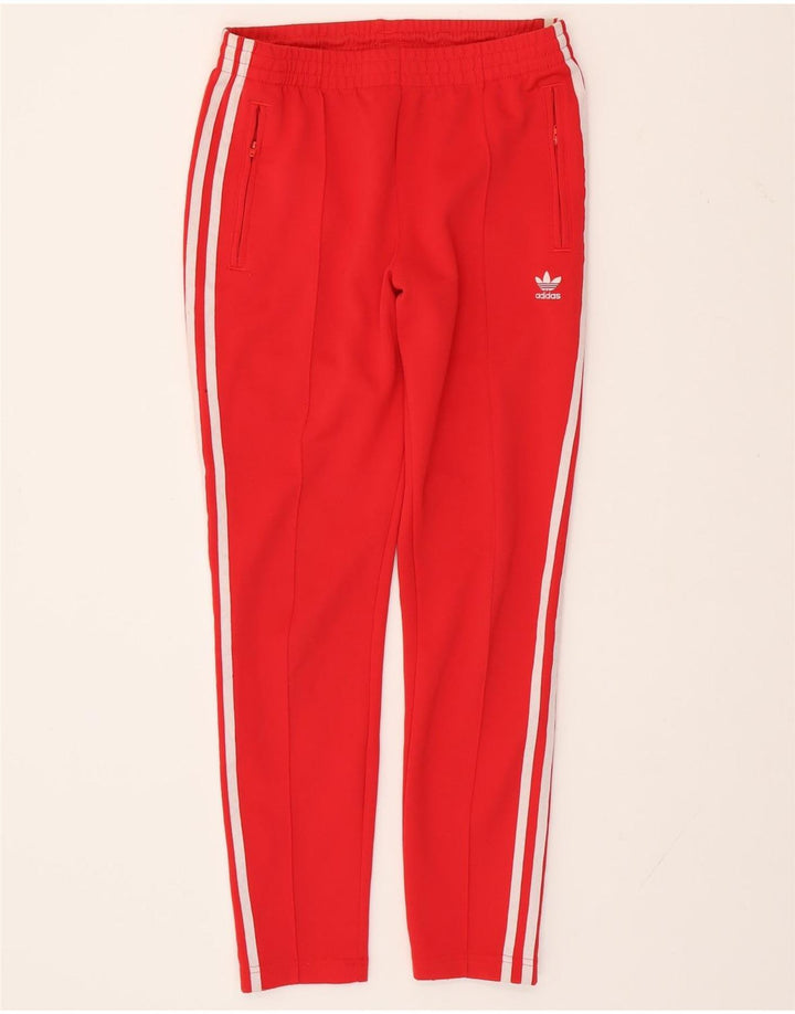 Женские спортивные брюки ADIDAS UK 10, маленькие красные, полиэстер