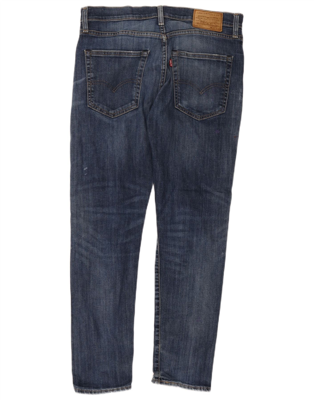 Мужские зауженные зауженные джинсы Levi's 512 W33 L30 синие, хлопок