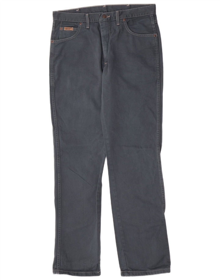 Мужские прямые джинсы Wrangler Texas W34 L34, серый хлопок