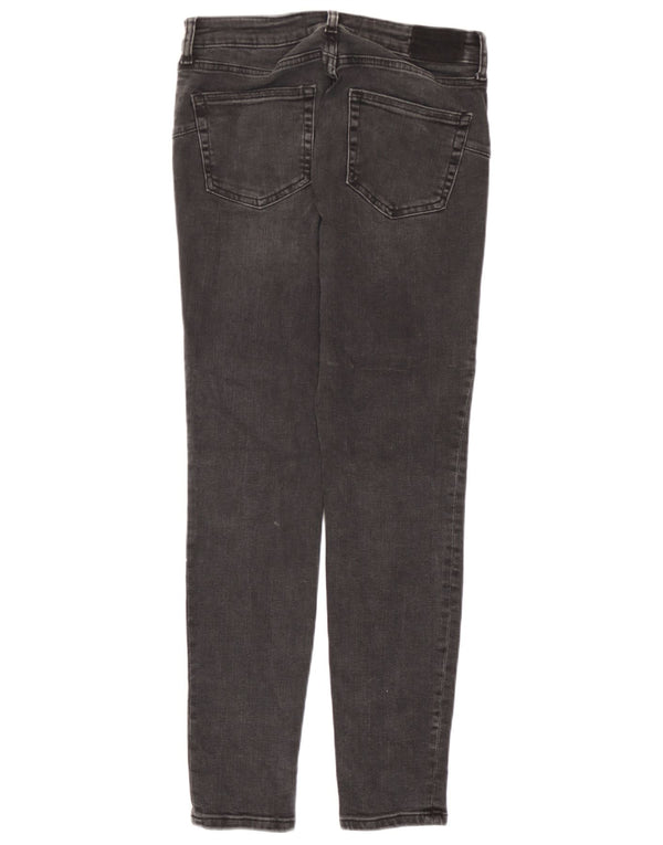 Женские джинсы скинни Zara EU 38, маленькие W28 L28, серый хлопок