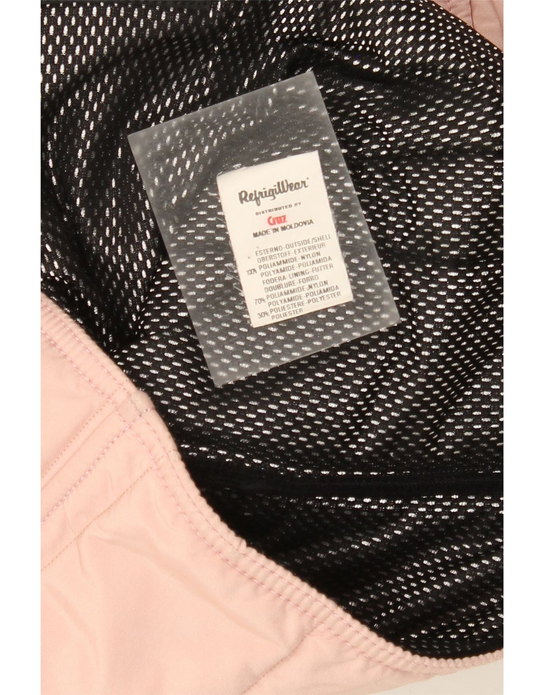 Женская стеганая куртка Refrigiwear UK 16, большой розовый нейлон