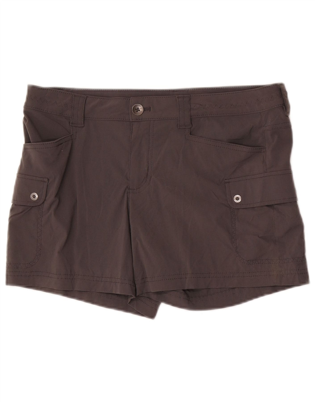 Женские шорты карго Eddie Bauer US 8 Medium W32 Серый нейлон