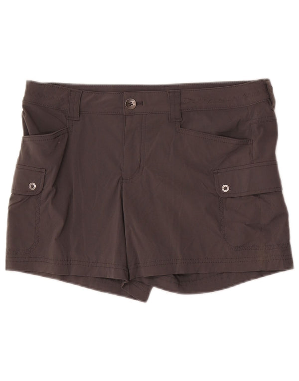 Женские шорты карго Eddie Bauer US 8 Medium W32 Серый нейлон