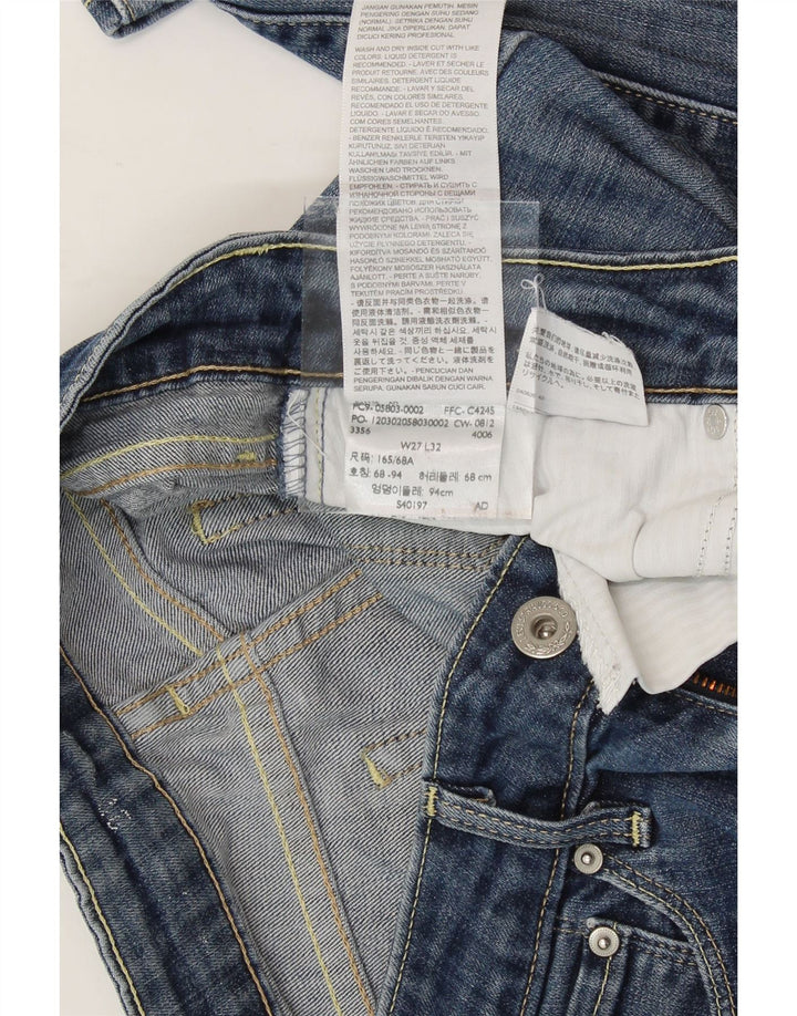 LEVI'S Womens Skinny Jeans W27 L32 Blue Cotton Vintage Levi's and Second-Hand Levi's from Messina Hembry 