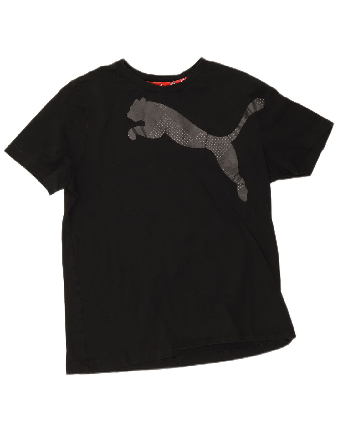 Мужская футболка с рисунком Puma, большая черная