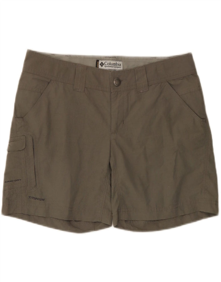 Женские титановые шорты-карго Columbia US 6 Medium W32 Серые Tactel