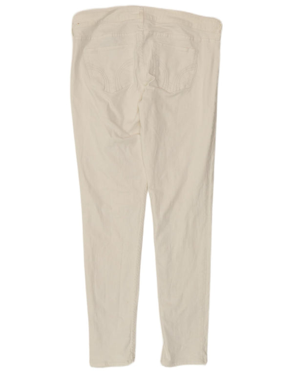 Женские джинсы HOLLISTER Super Skinny US 13, большие размеры W31 L31, белый хлопок