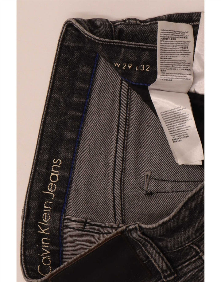 Мужские узкие джинсы Calvin Klein W29 L32, серый хлопок