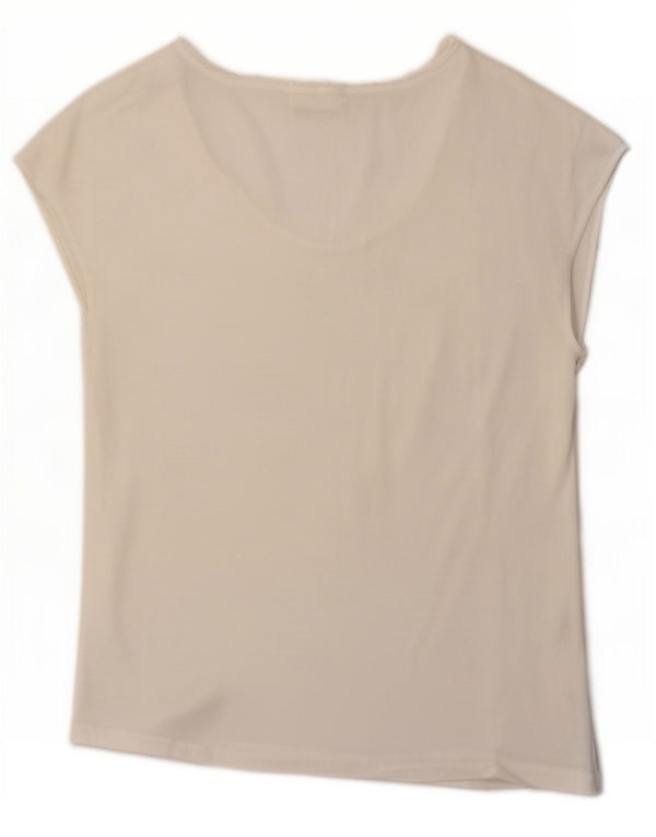 Женская футболка Zara Top UK 16, большая белая