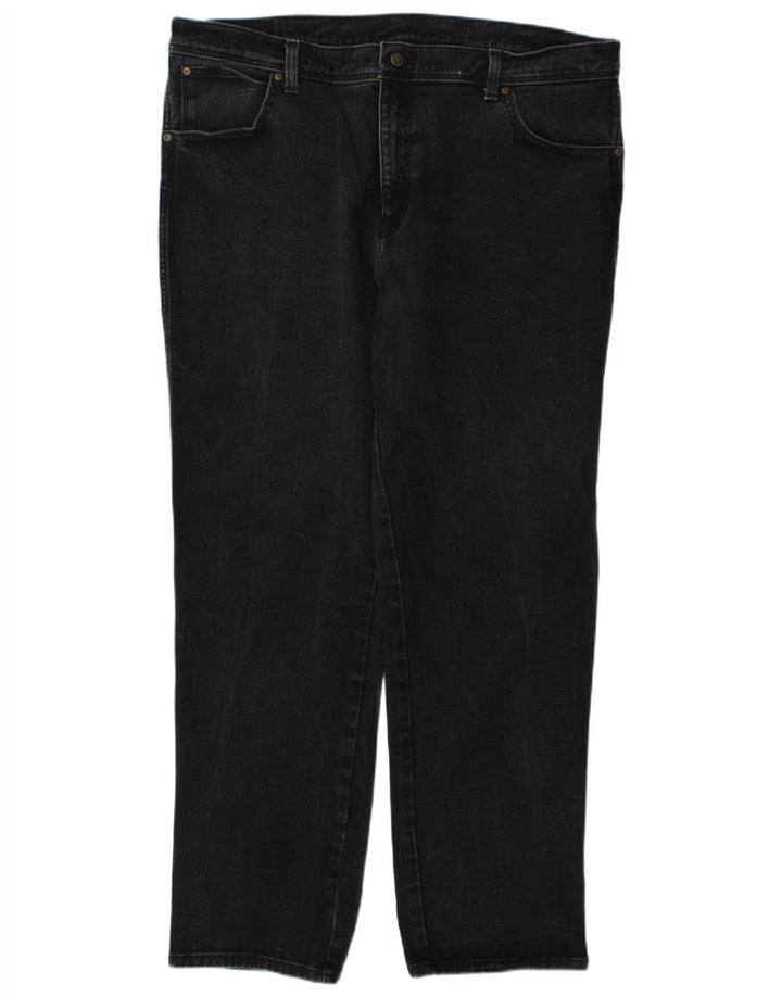 Мужские обычные прямые джинсы Wrangler W42 L32, серый хлопок