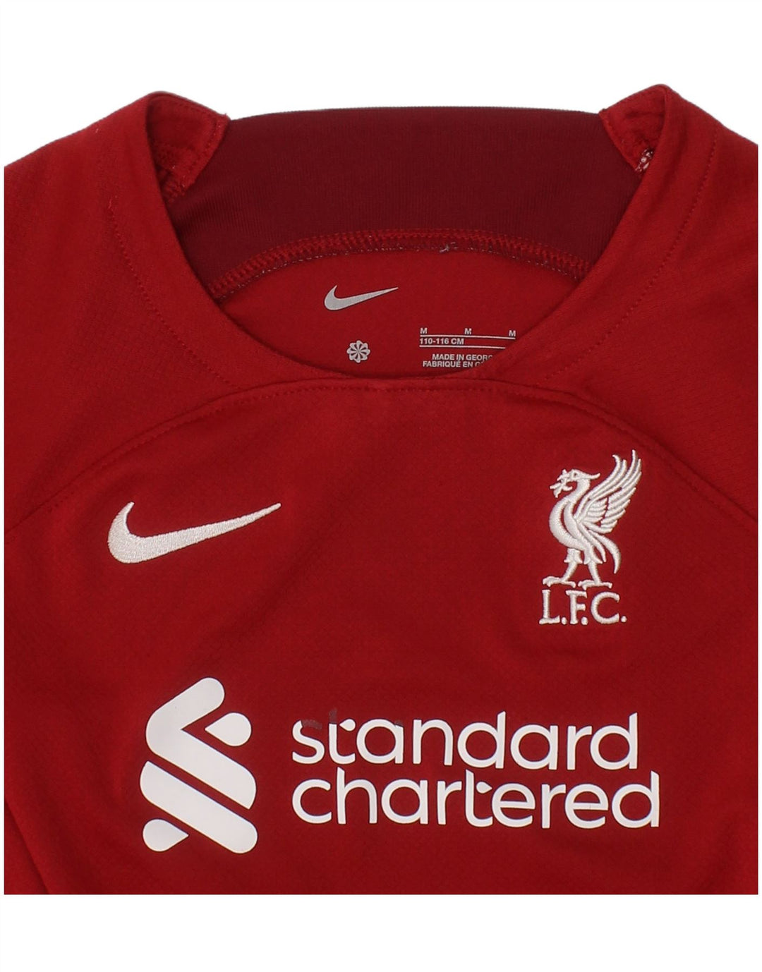 Футболка с рисунком Nike для мальчиков Liverpool 5–6 лет, красная