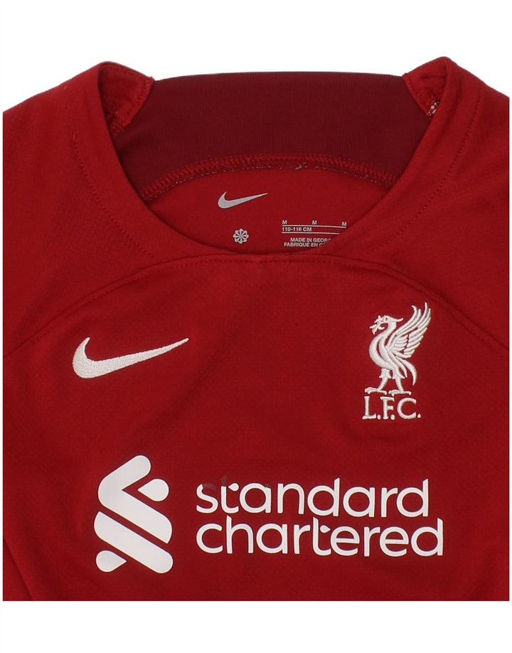 Футболка с рисунком Nike для мальчиков Liverpool 5–6 лет, красная