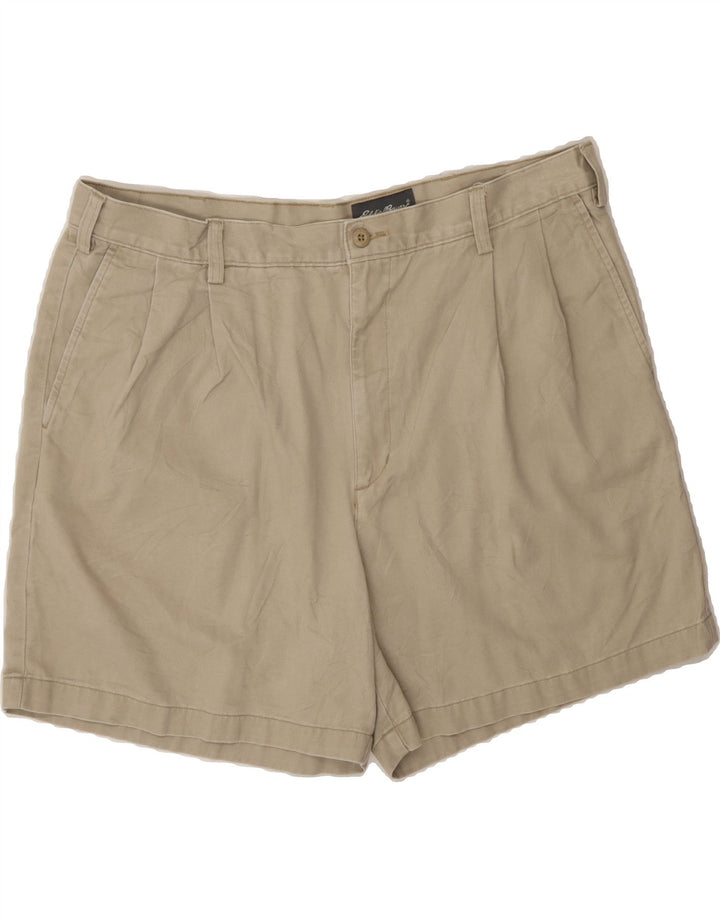 EDDIE BAUER Mens Pegged Chino Shorts W38 XL Grey Cotton Vintage Eddie Bauer and Second-Hand Eddie Bauer from Messina Hembry 