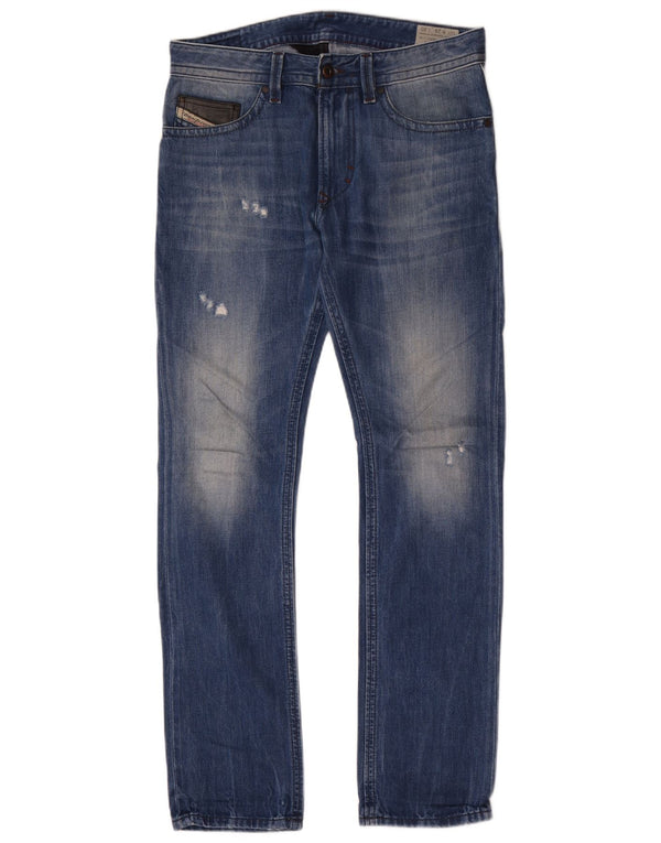 Мужские узкие джинсы скинни Diesel Thavar W29 L30 синие
