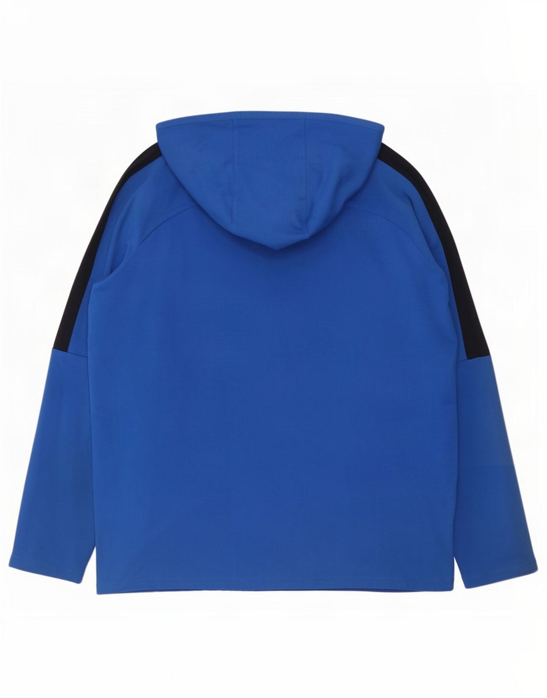 Мужской джемпер с капюшоном Nike Dri Fit с рисунком, большой синий, полиэстер с цветными блоками