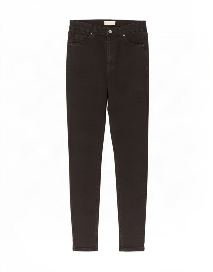 Женские джинсы скинни Topshop W30 L27, черный эластан