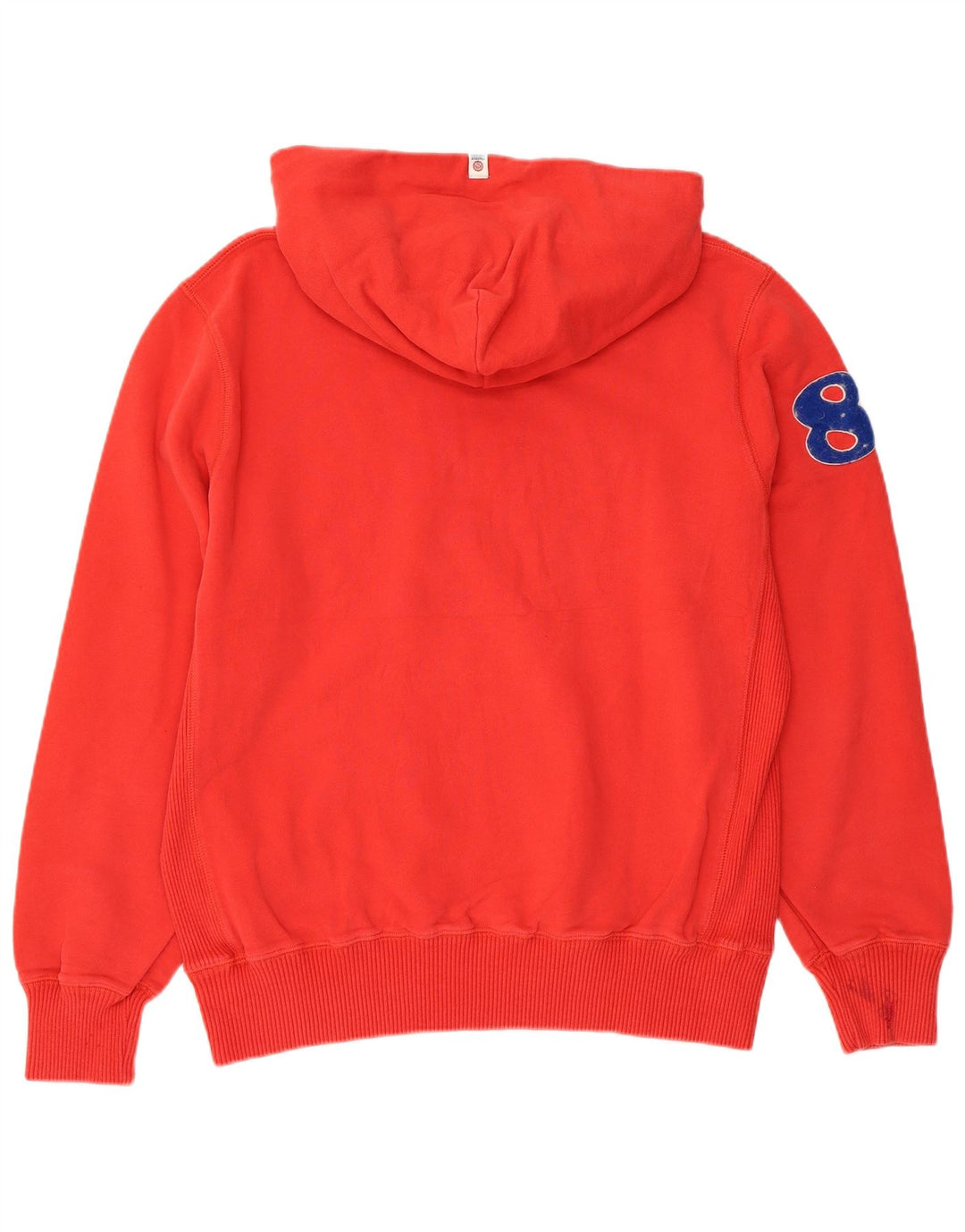 FRANKLIN MARSHALL Женский университетский джемпер с капюшоном и рисунком, Великобритания, 18 XL, красный хлопок