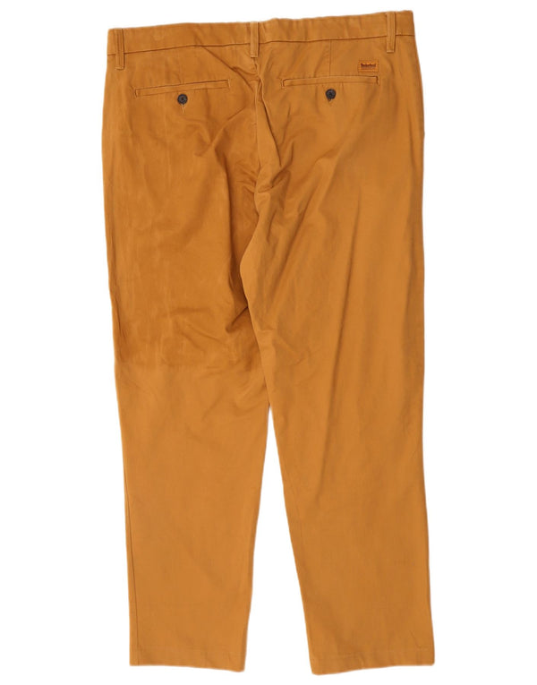 Мужские прямые брюки-чиносы Timberland W36 L29 коричневые, хлопковые