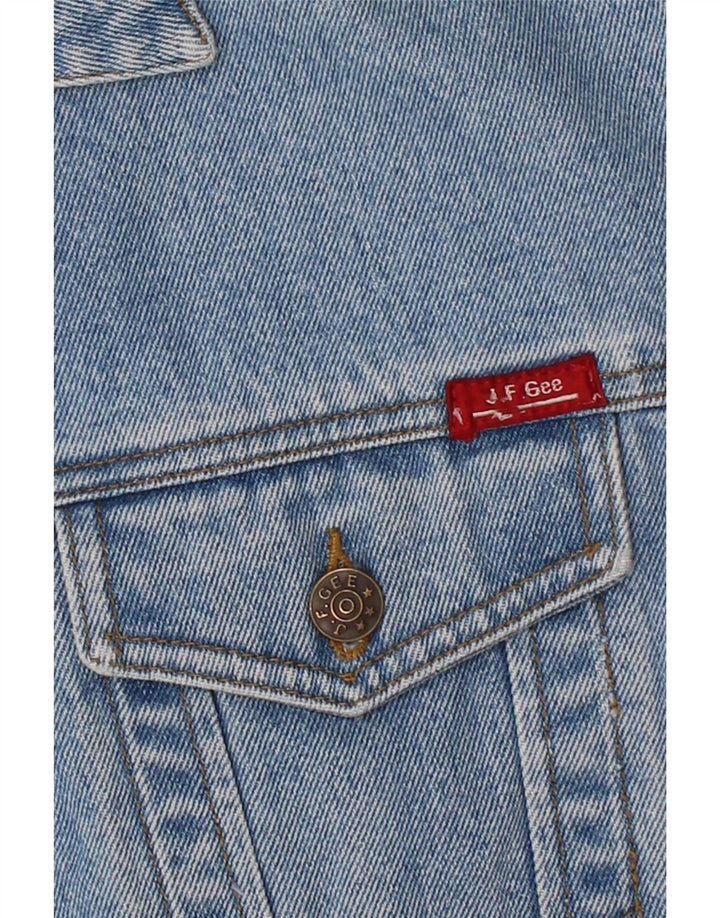 J.F.GEE Mens Denim Jacket UK 40 Large Blue Vintage J.F.Gee and Second-Hand J.F.Gee from Messina Hembry 